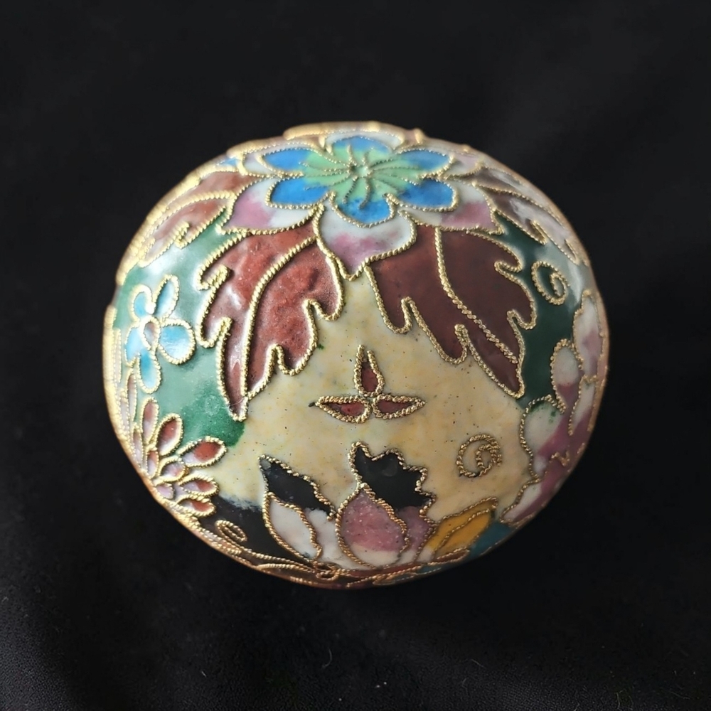 Vintage Chinese Cloisonné Paperweight